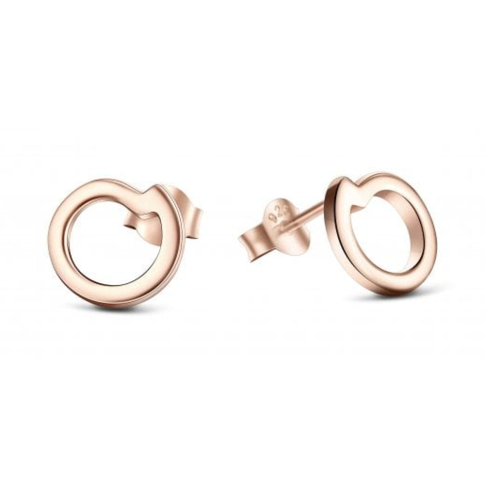 ENSO Earrings Rose Gold Studs