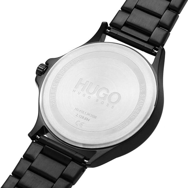 LEAP Black Multifunctional Dial & Black Bracelet Strap Gents Watch