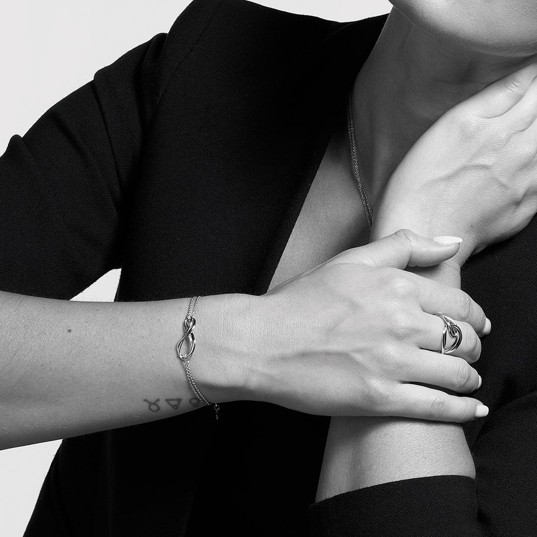 Infinity Double Chain Bracelet