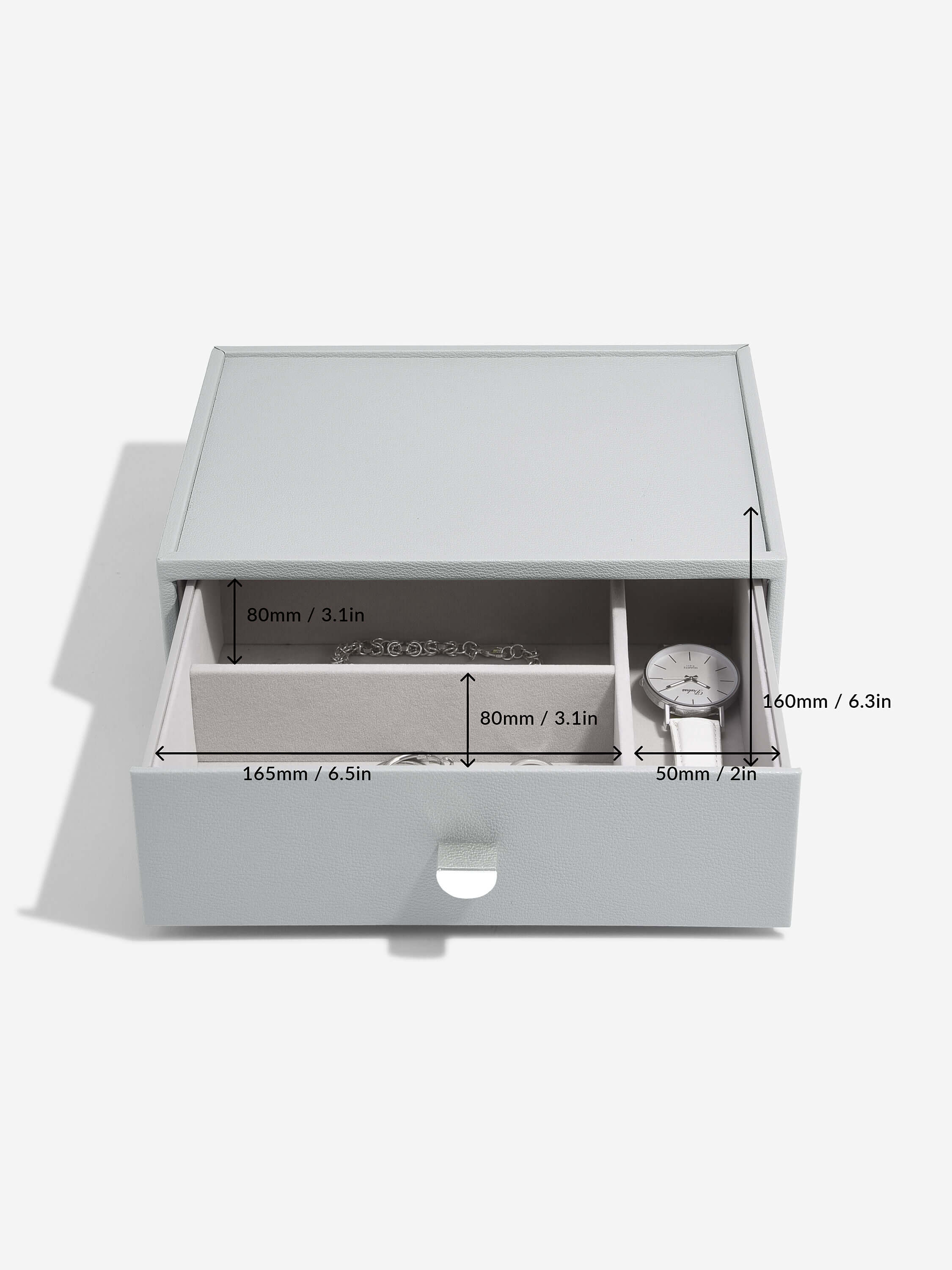 Pebble Grey Classic Drawer Set Of 2