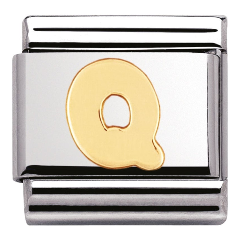 Classic Gold Letter 'Q' Link