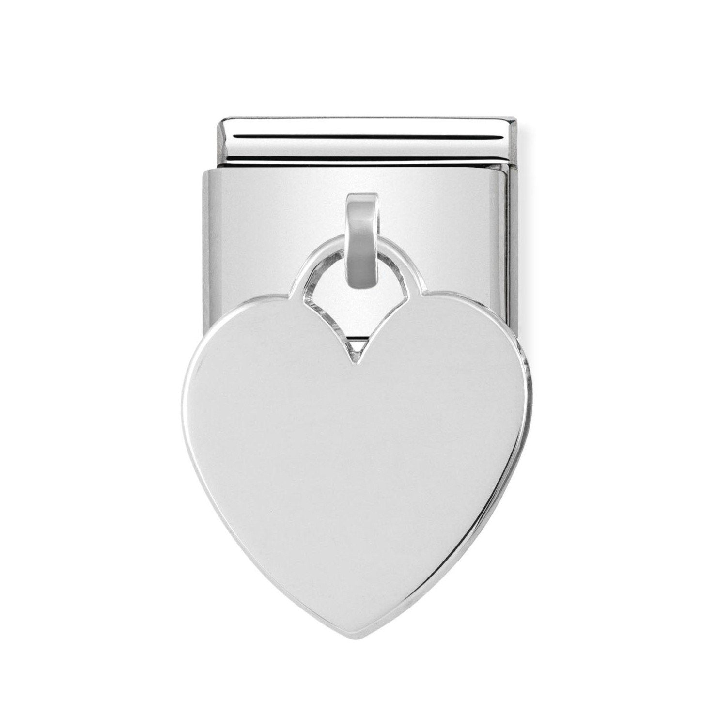 Composable Classic Heart Pendant Silver Link