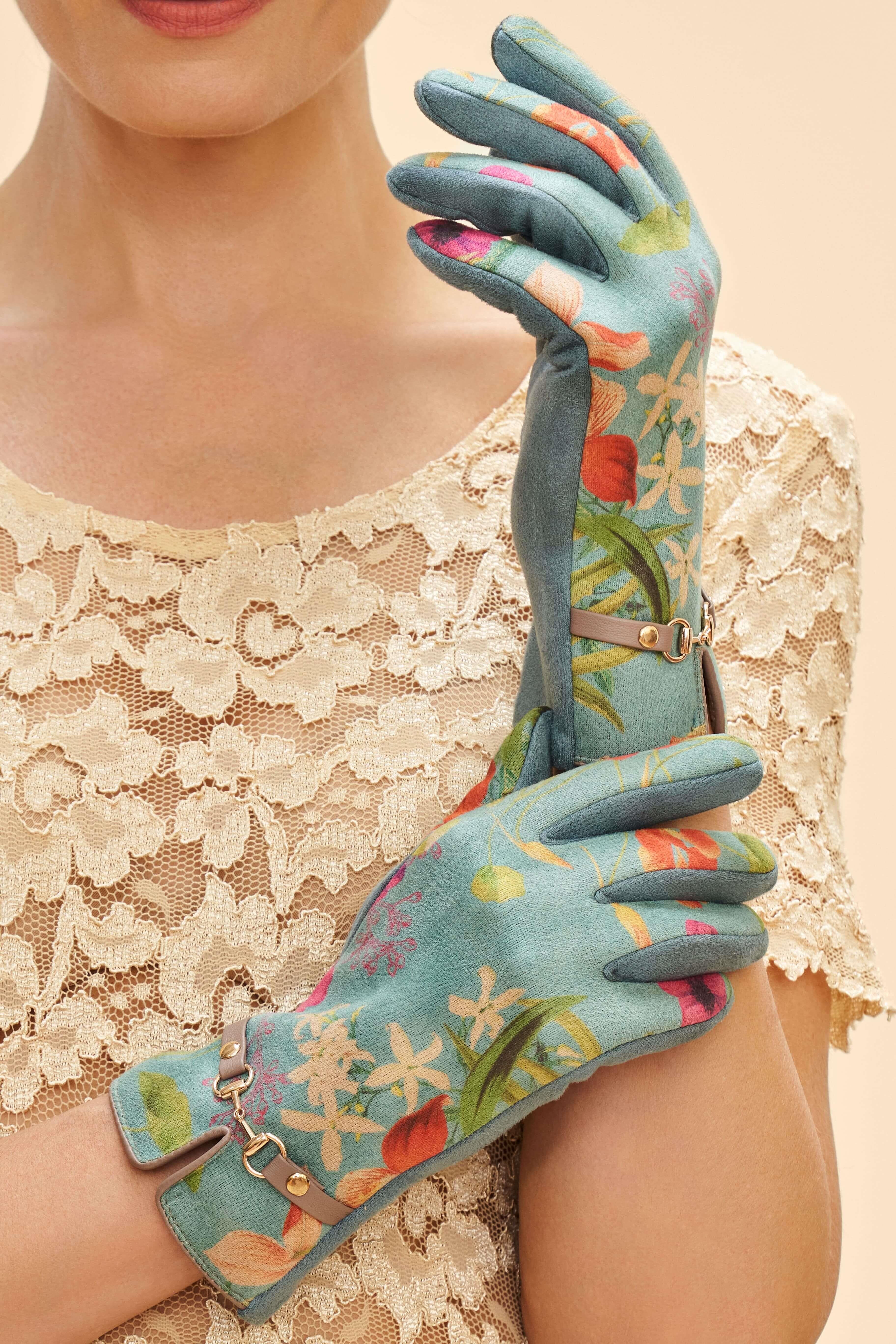 Kylie Gloves - Hummingbird at Dusk