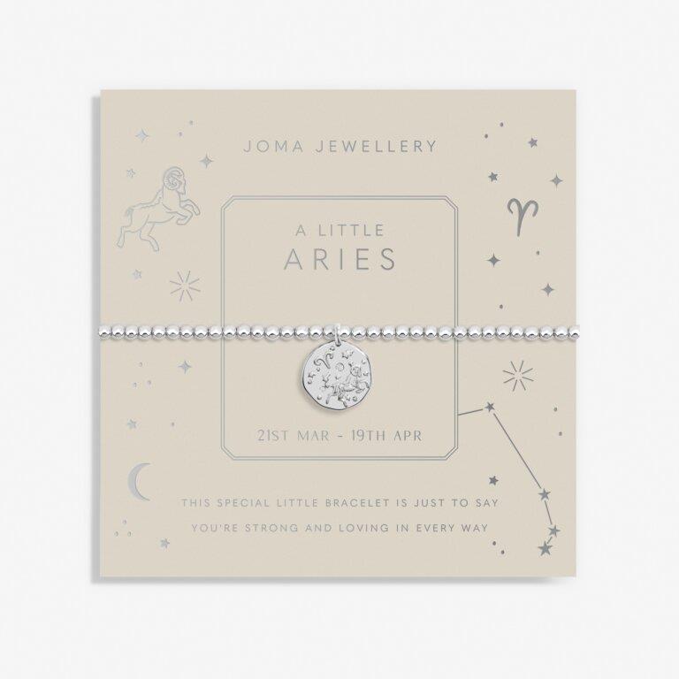 Star Sign A Little 'Aries' Silver Plated Bracelet