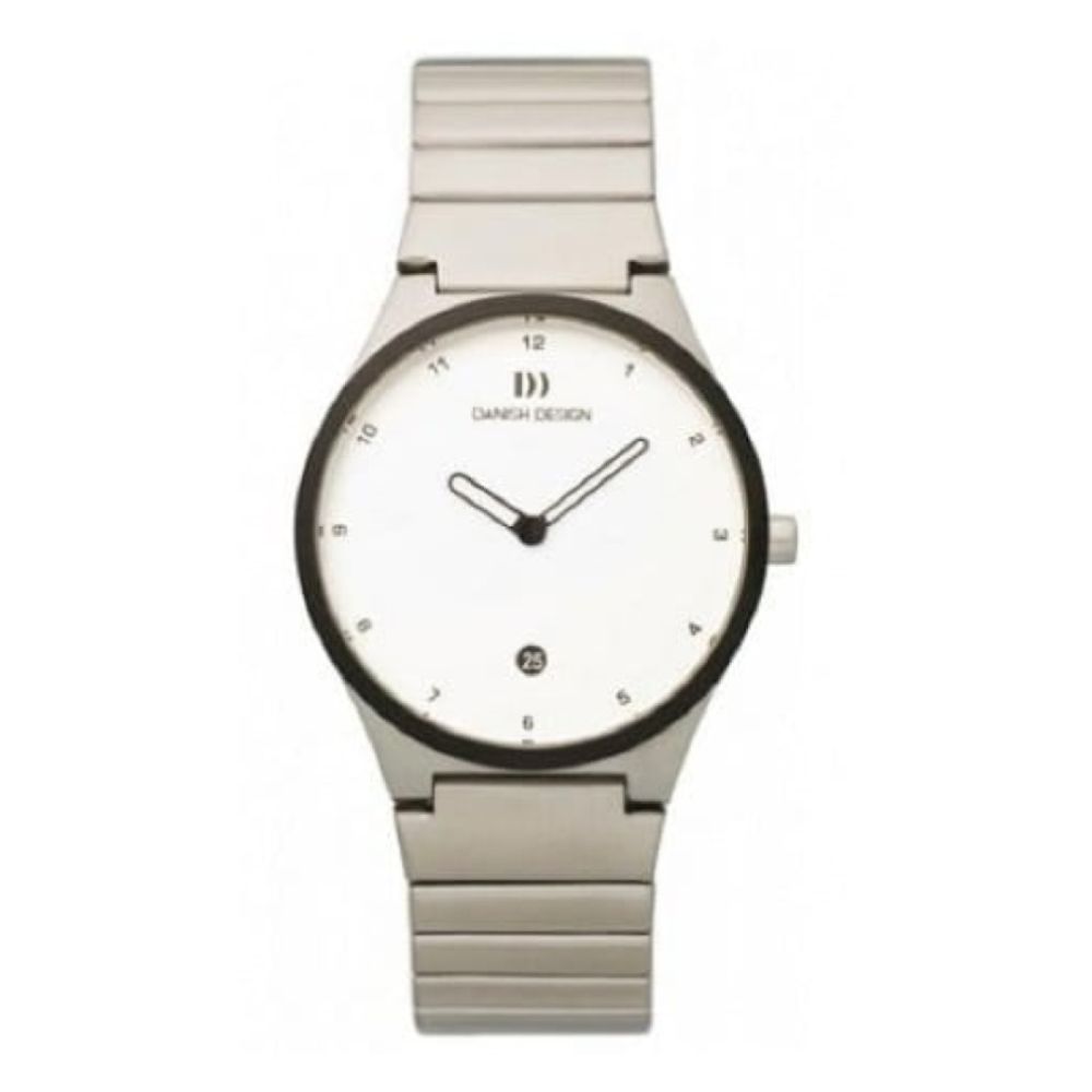 Stainless Steel Fold Over Clasp Ladies Wristwatch