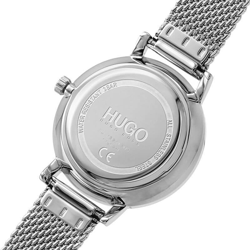 CHERISH Silver Dial & Mesh Bracelet Strap Womens Watch