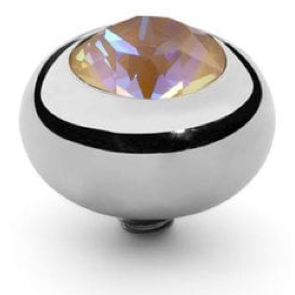 10mm Interchangeable Tondo Ochre Delite Crystal Top in S/P