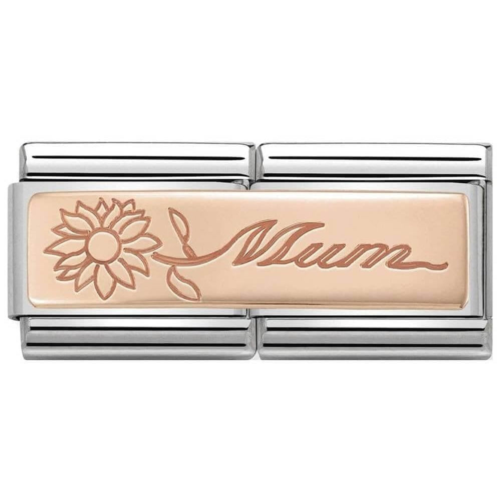 Classic Double Link Mum With Flower