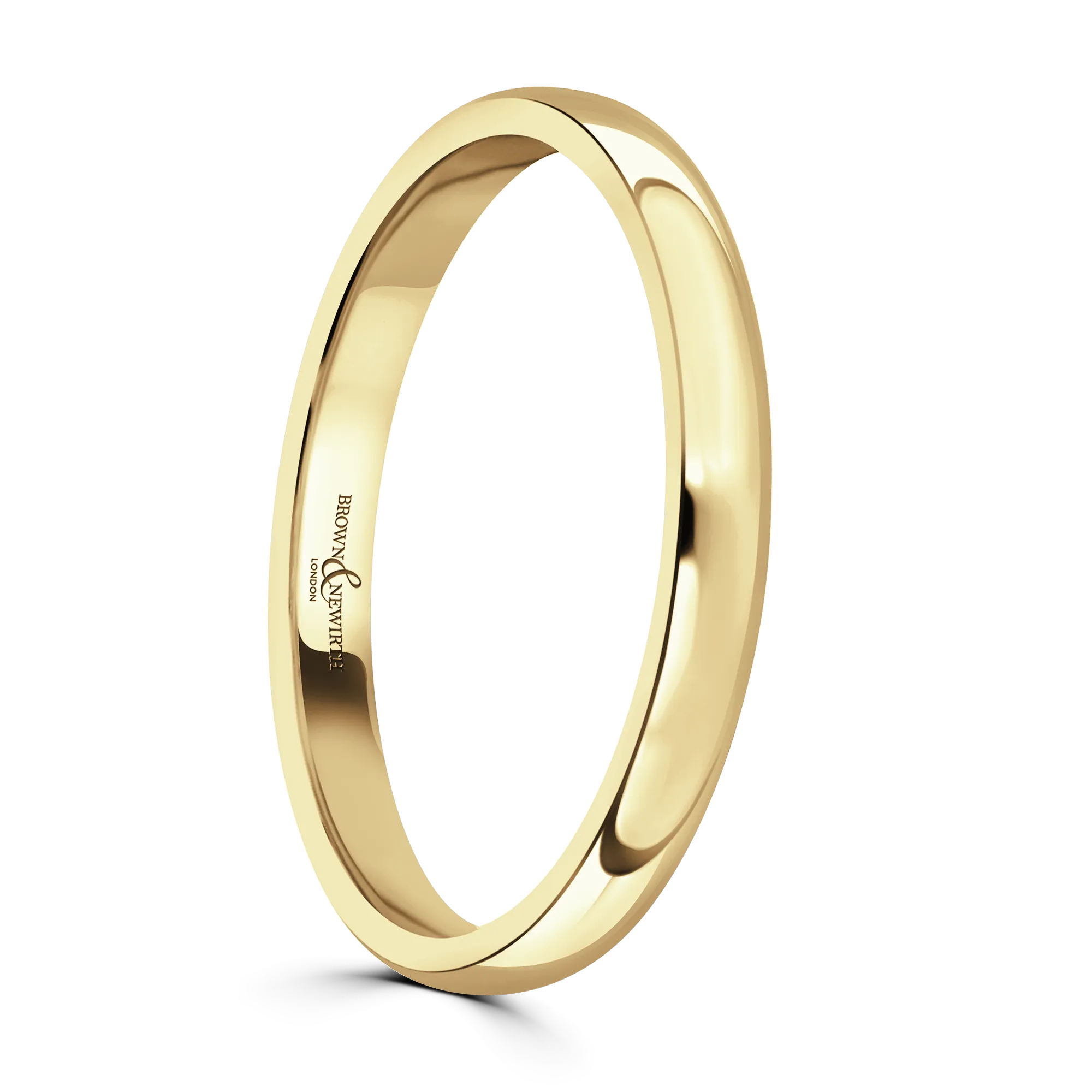 Classic Court 18ct Yellow Gold 2mm Wedding Band