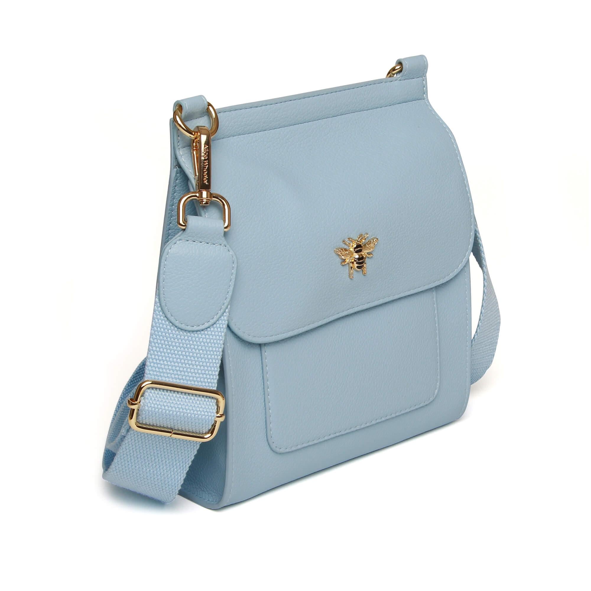 Bloomsbury Cross Body In Pastel Blue