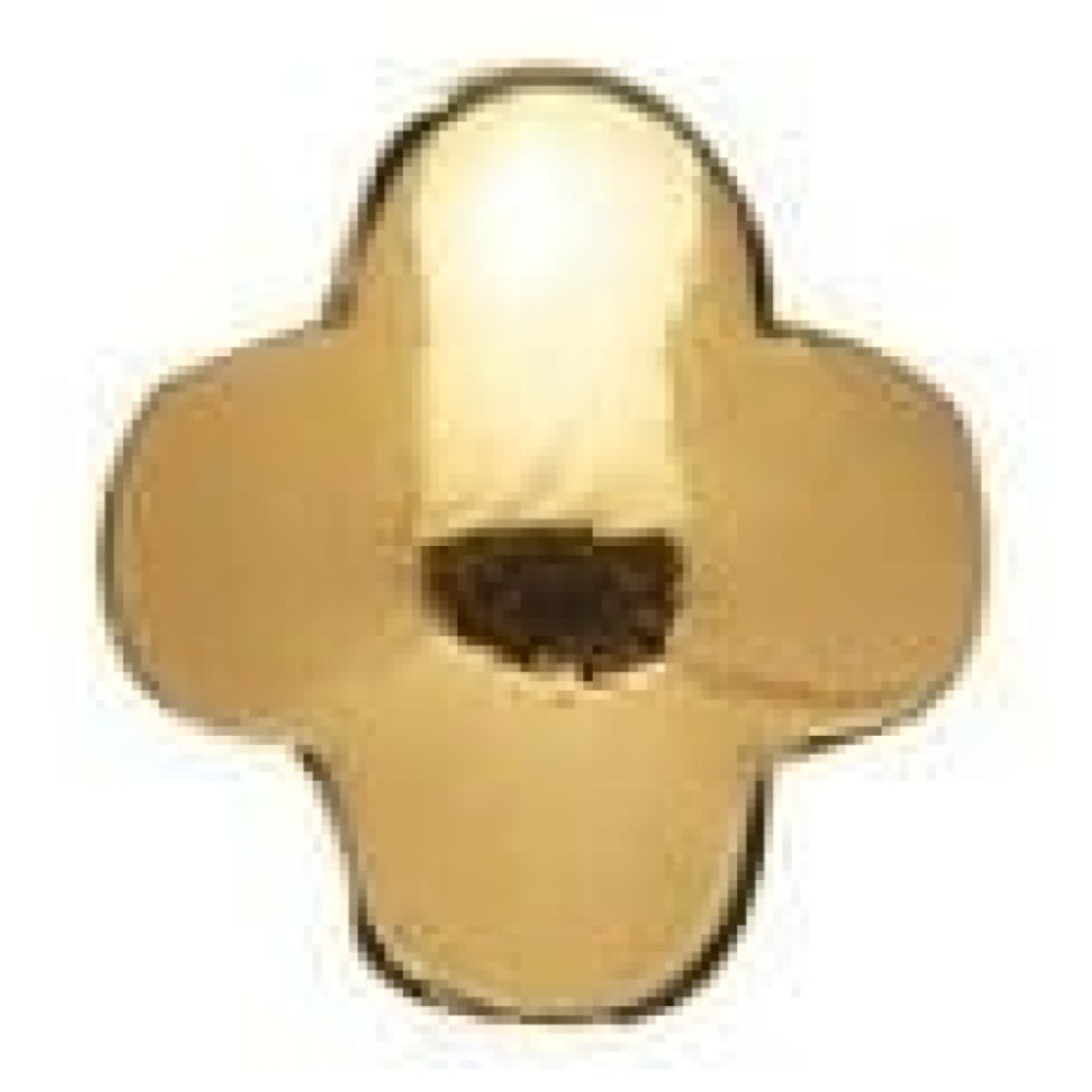 Gold-plated On Silver Clover Link