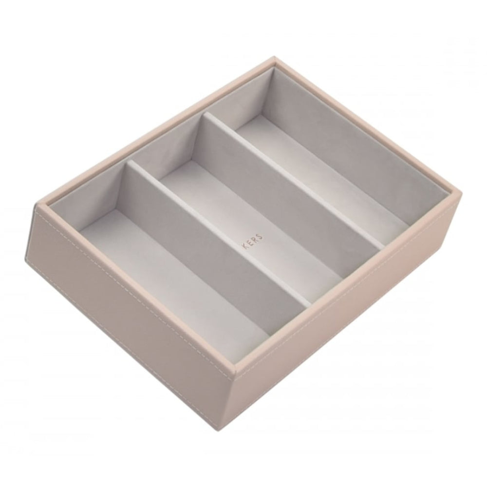 Blush Pink Classic Deep 3 Section Stacker