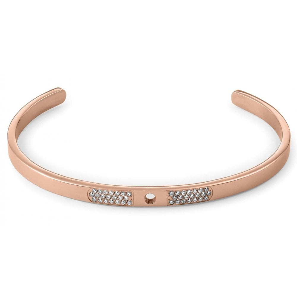 Como Deluxe Bangle In Rose Gold Plated Stainless Steel