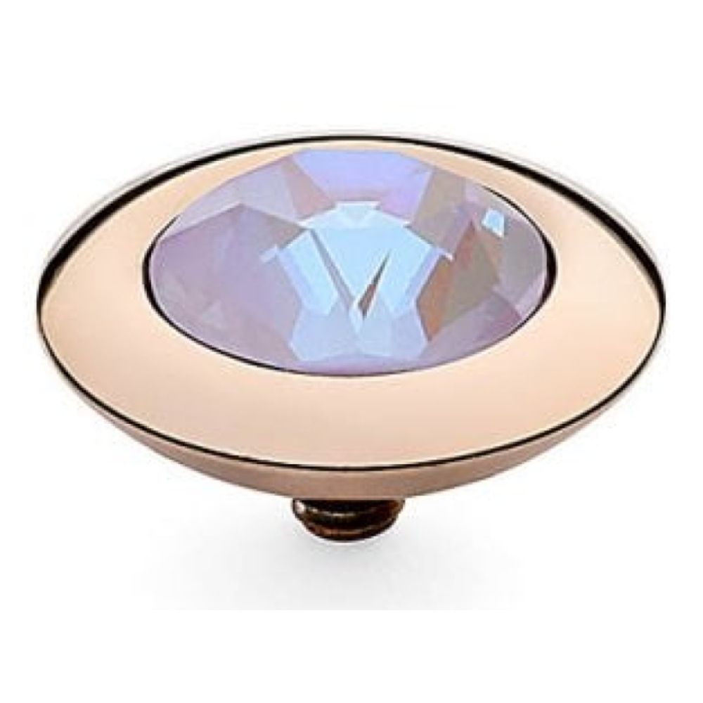 13mm Interchangeable Tondo Lavender Delite Crystal Top in RG