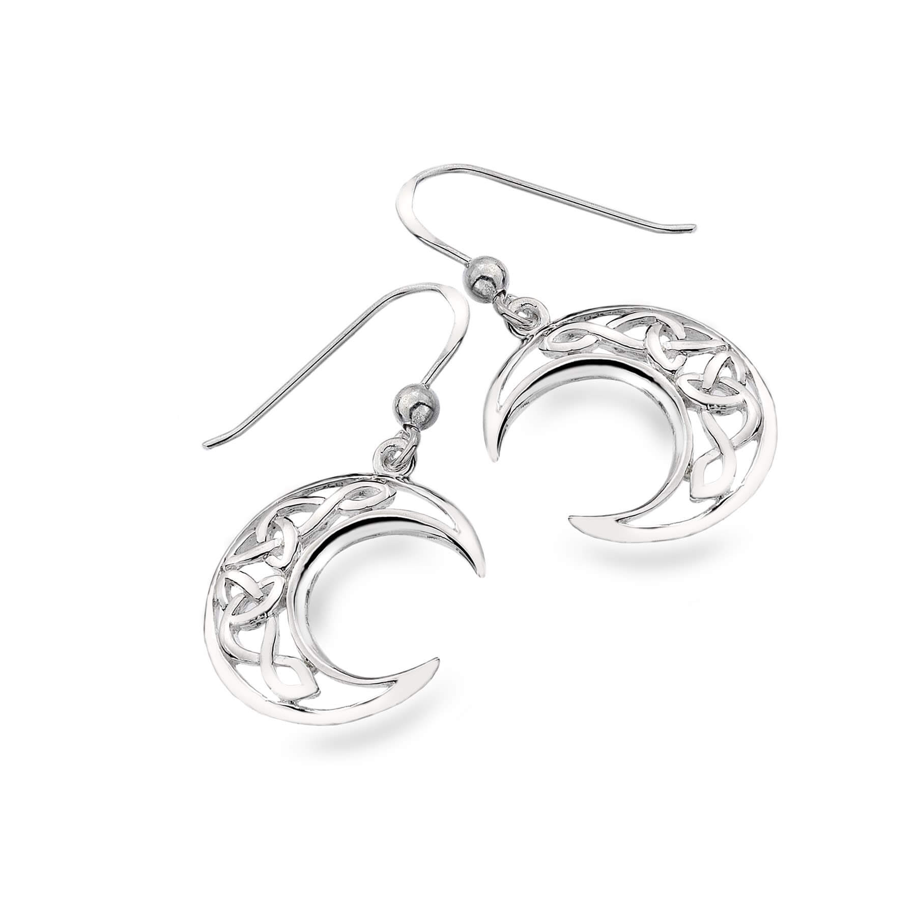 Crescent Knotwork Earrings