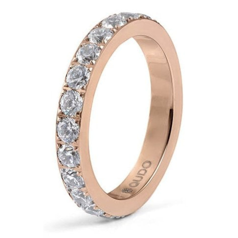 Eternity Rose Gold Plated Big Spacer Ring