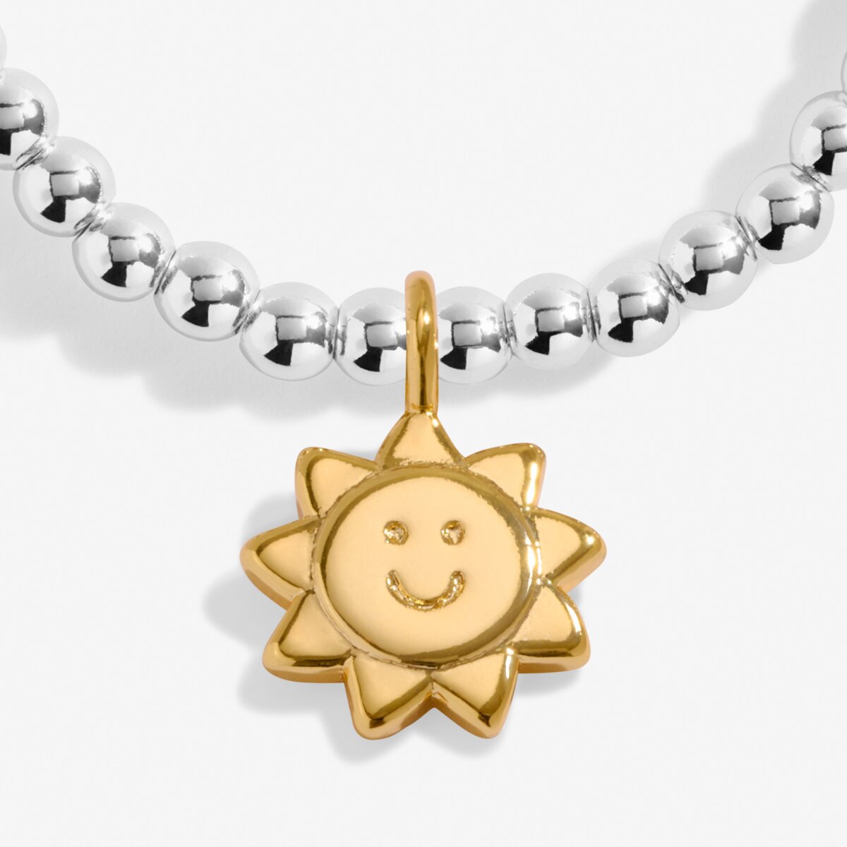 Kid's A Little 'You Are My Sunshine' Silver & Gold Plated Bracelet