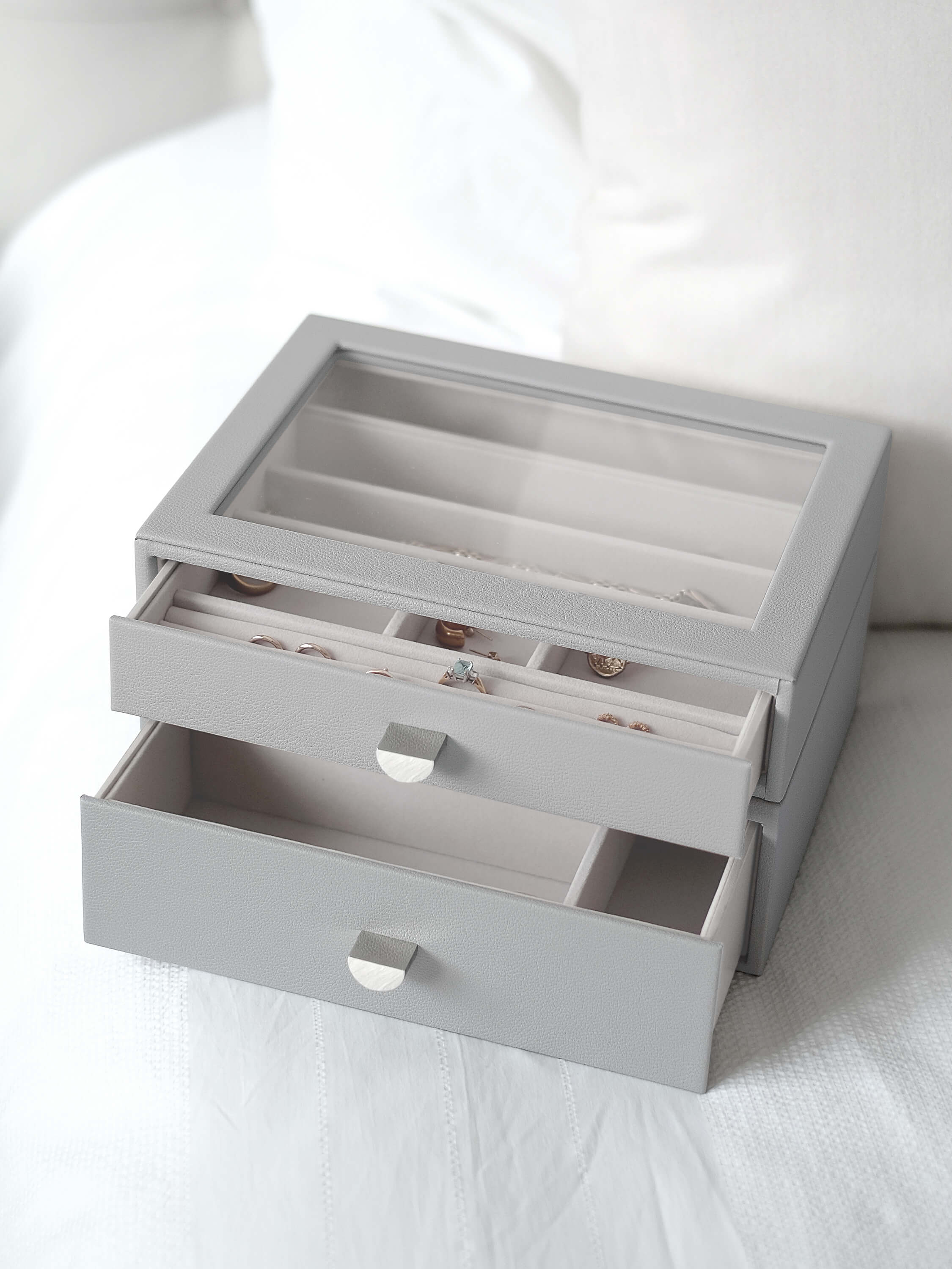 Pebble Grey Classic Drawer Set Of 2