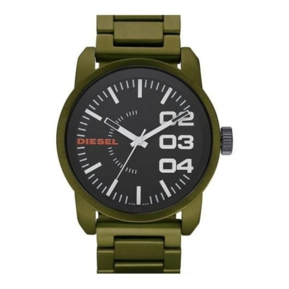 Gents Moss Green Stainless Steel Watch
