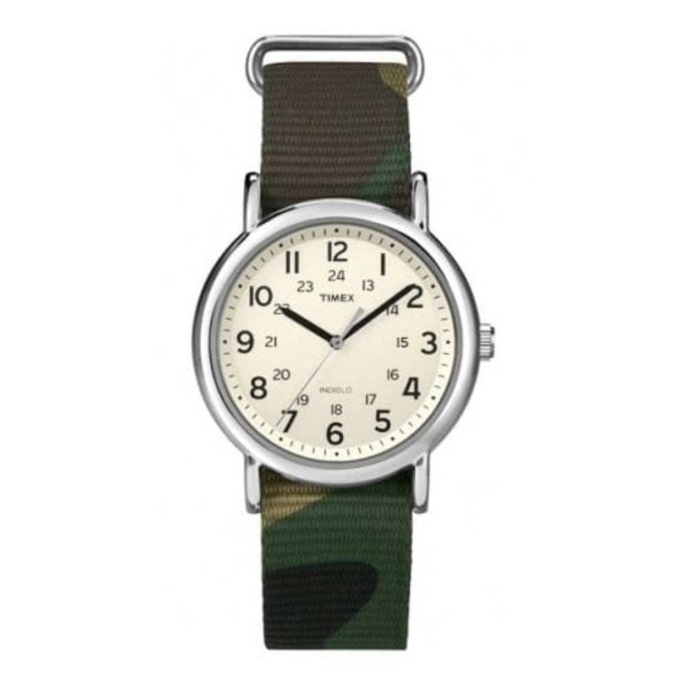 Gents Green Camouflage Wristwatch