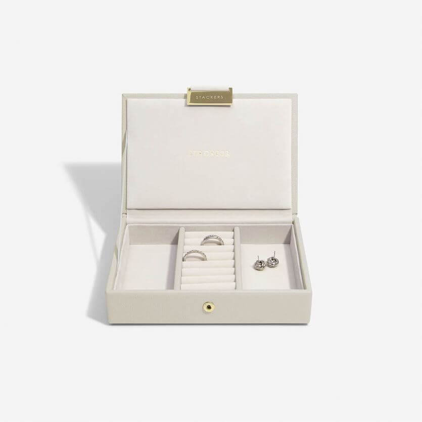 Oatmeal Mini Jewellery Box Set of 2