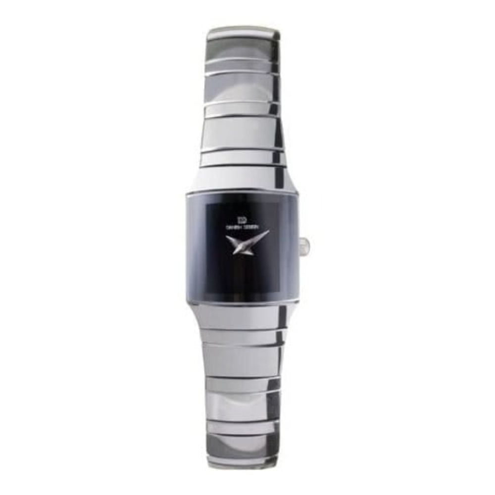 Ladies Tungsten Sapphire Crystal Polished Bracelet Watch