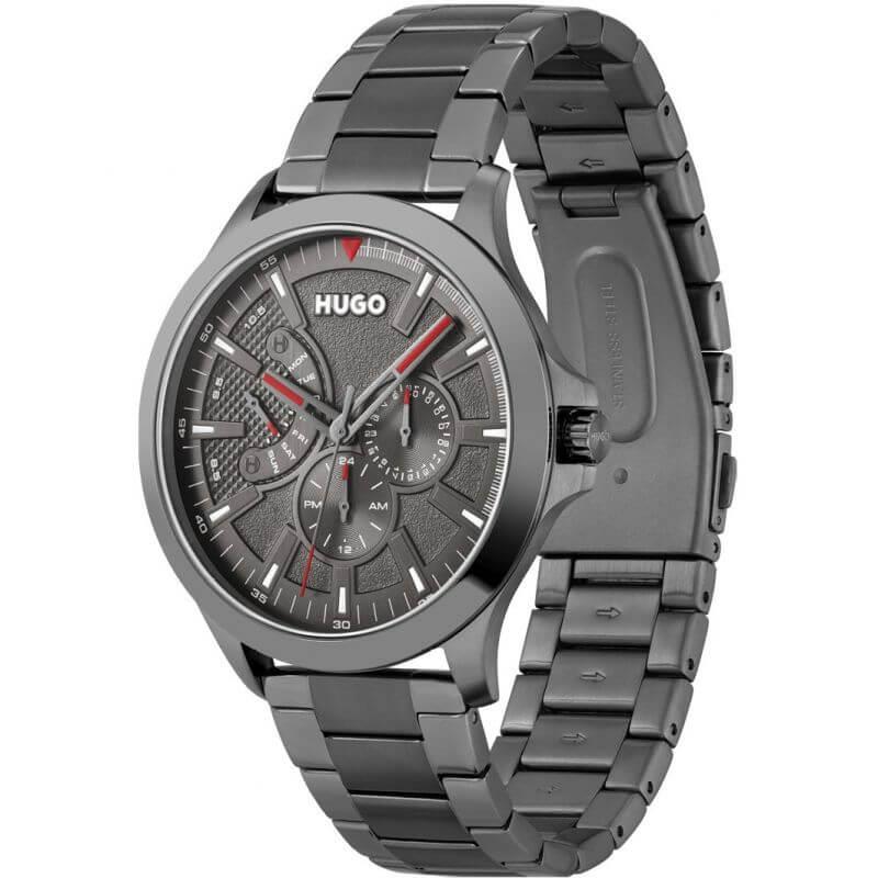 #LEAP Grey & Black Multifunctional Gents Watch