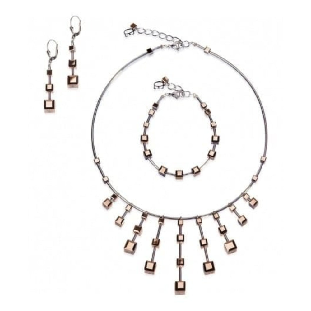 Limited Edition Swarovski Faceted Cubed Jewellery Set