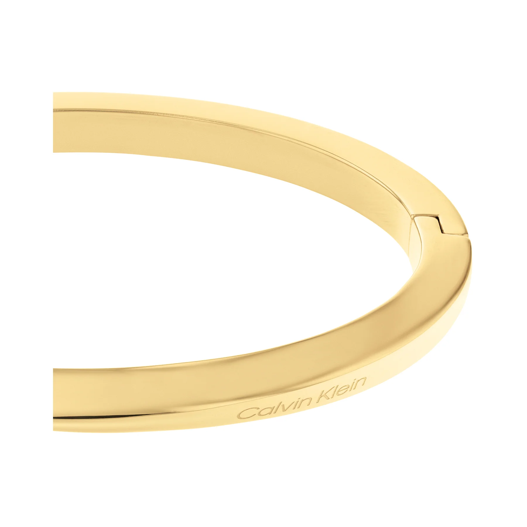 Twisted Ring Gold IP Bangle