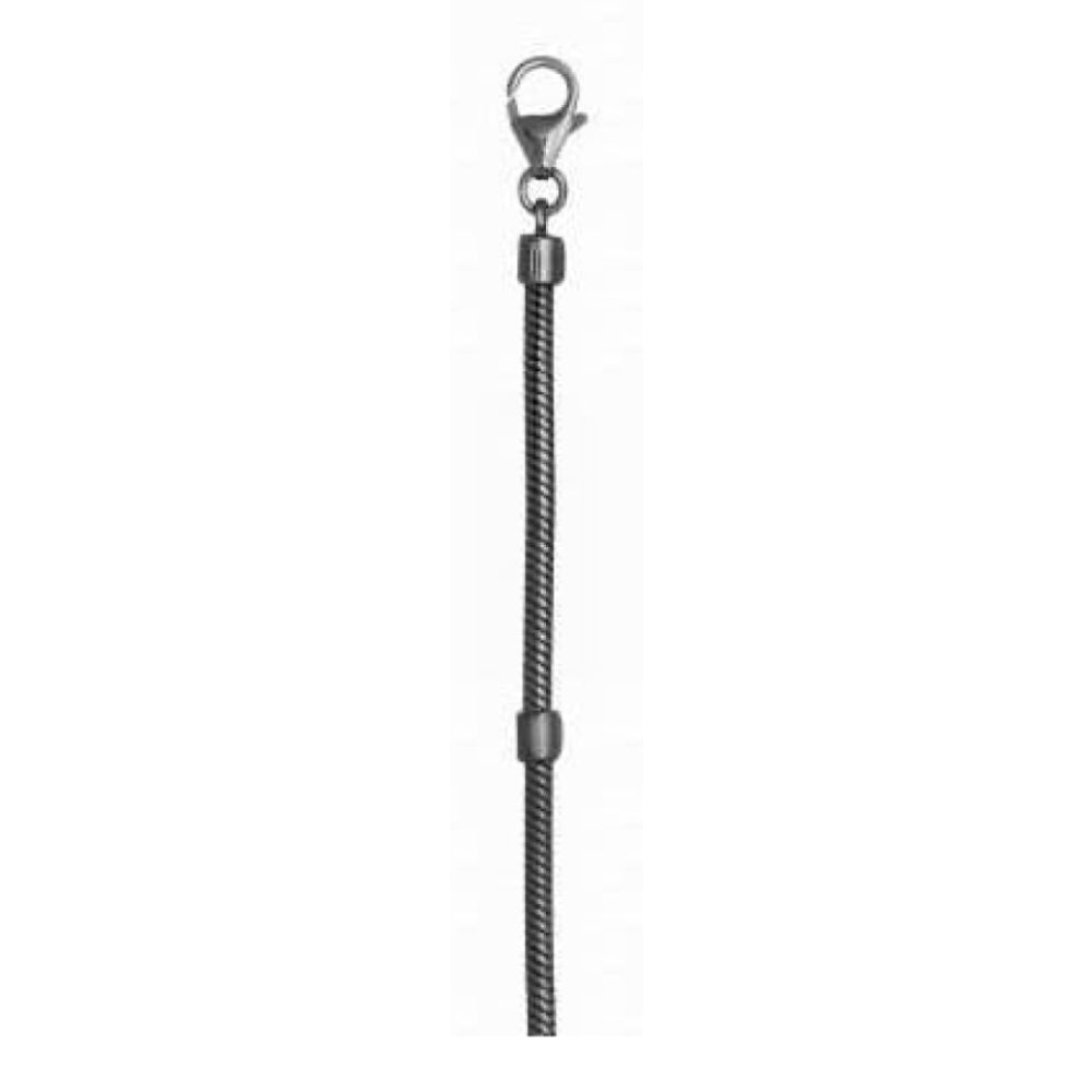 19cm Oxidised Sterling Silver Bracelet Chain -