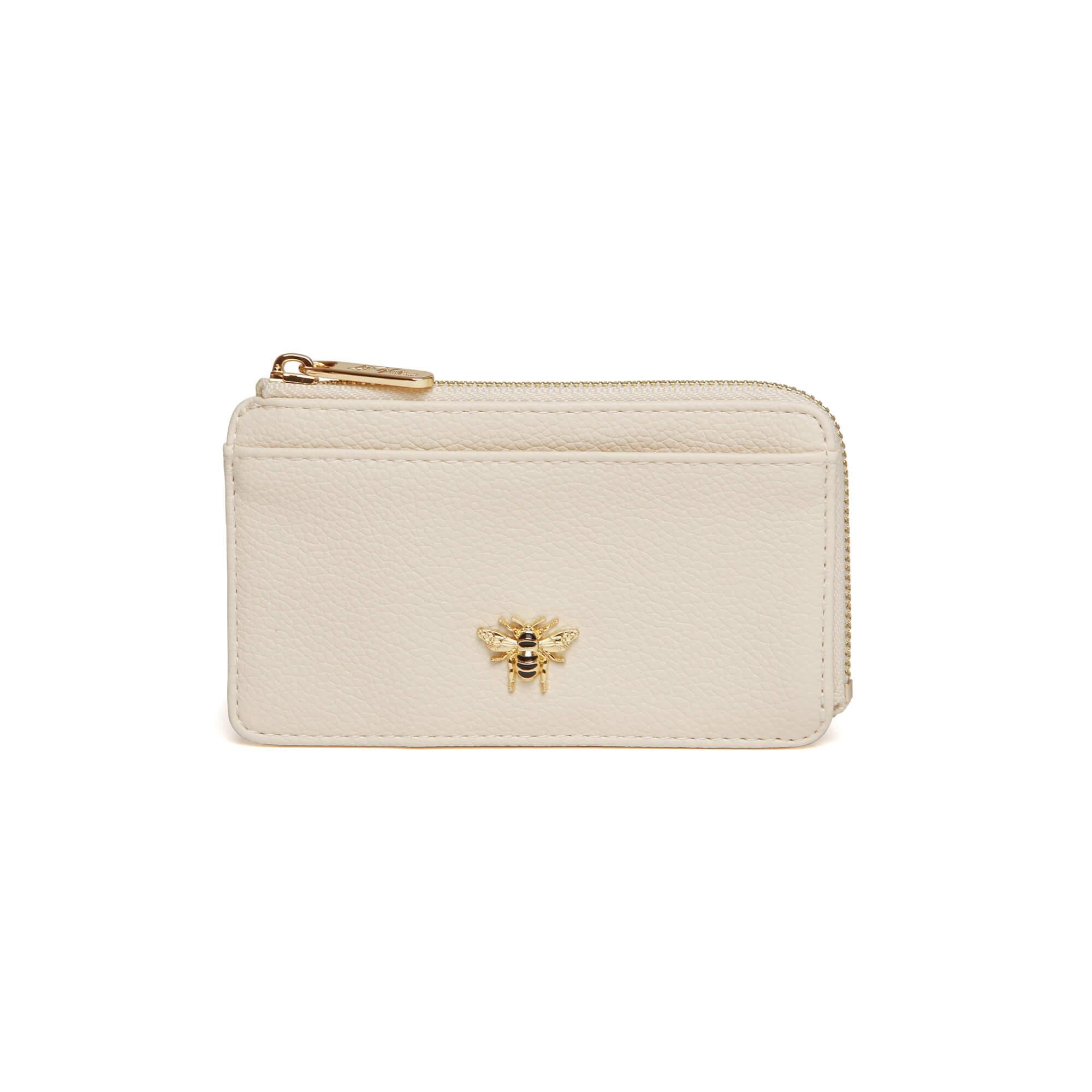 Bath Coin Purse In Pastel Cream