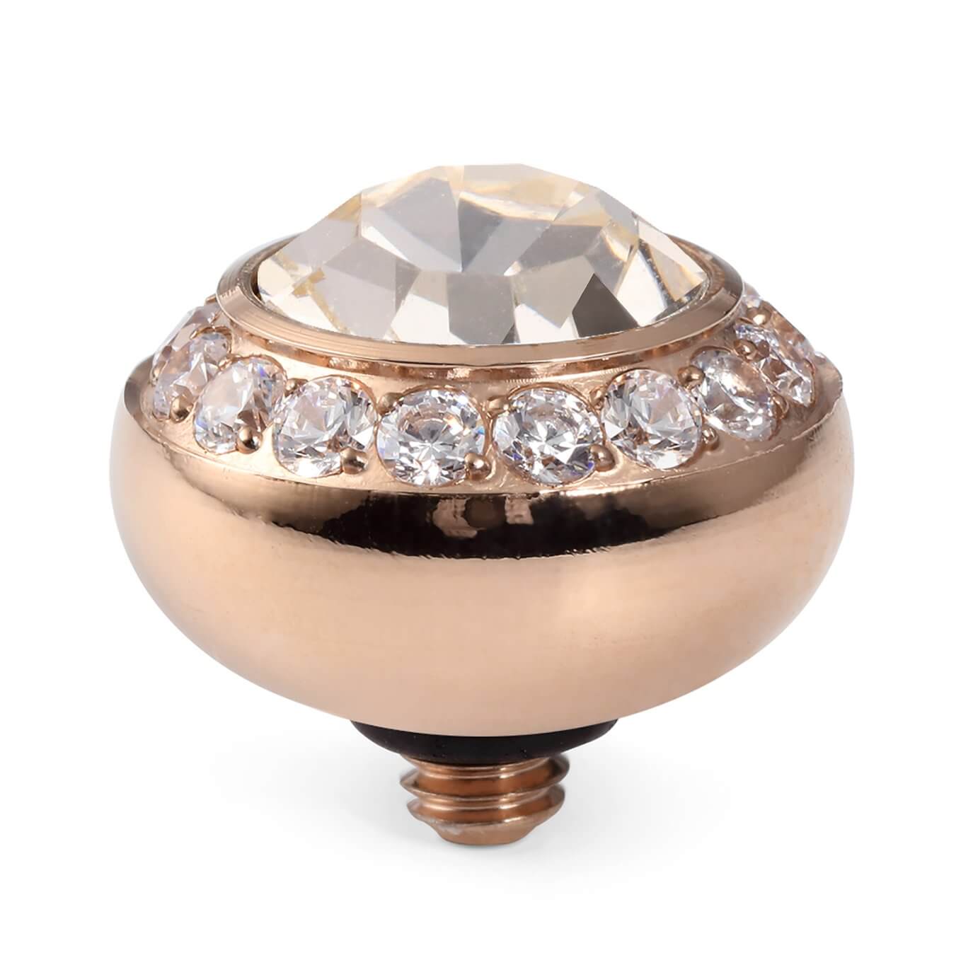 Tondo Deluxe (Rg/P) 10mm Light Gold Quartz Top