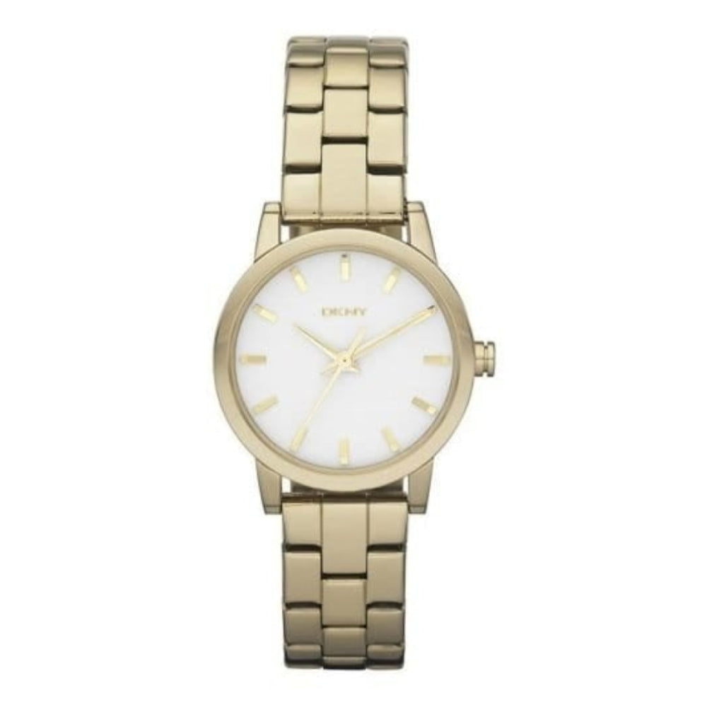 Ladies Gold Plated Watch With Crystals