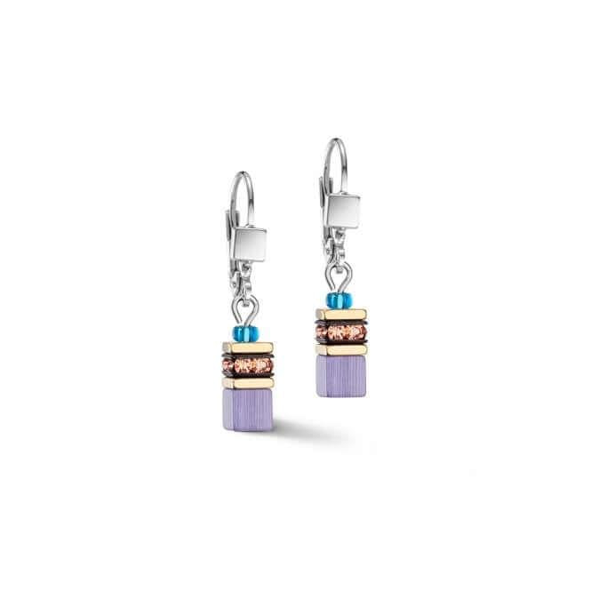 GeoCUBE Iconic Lite Pierced Earrings Rainbow