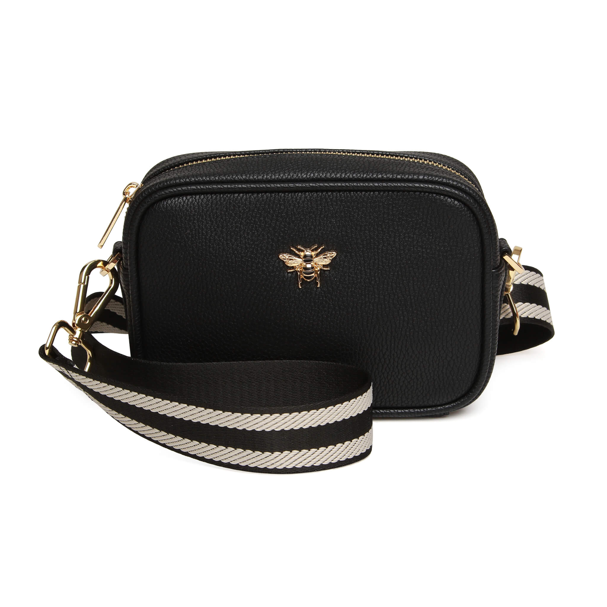 MIni Mayfair W Webbing Strap Bag Black