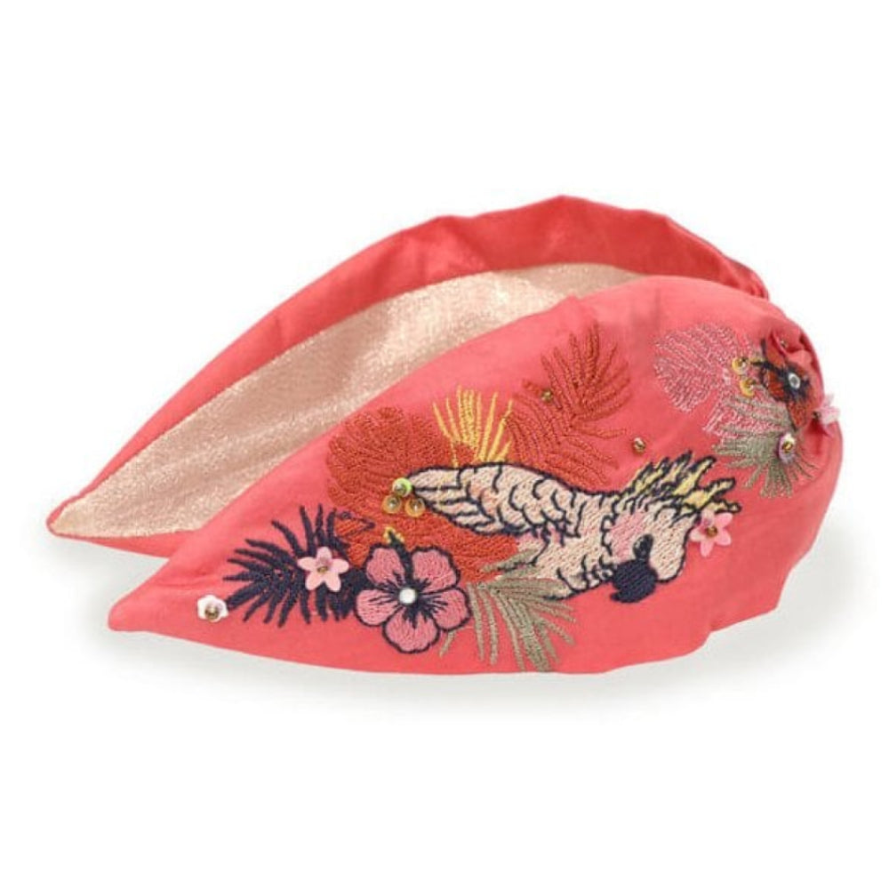 Cockatoo Head Band- Pink