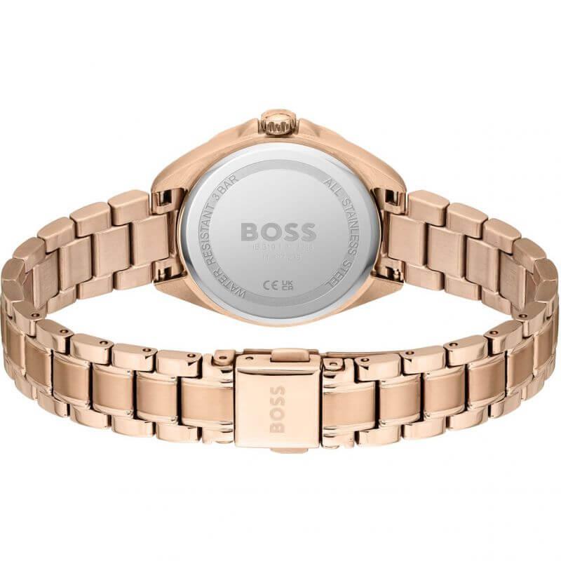 Felina Crystal Set Rose Gold Bracelet Ladies Watch