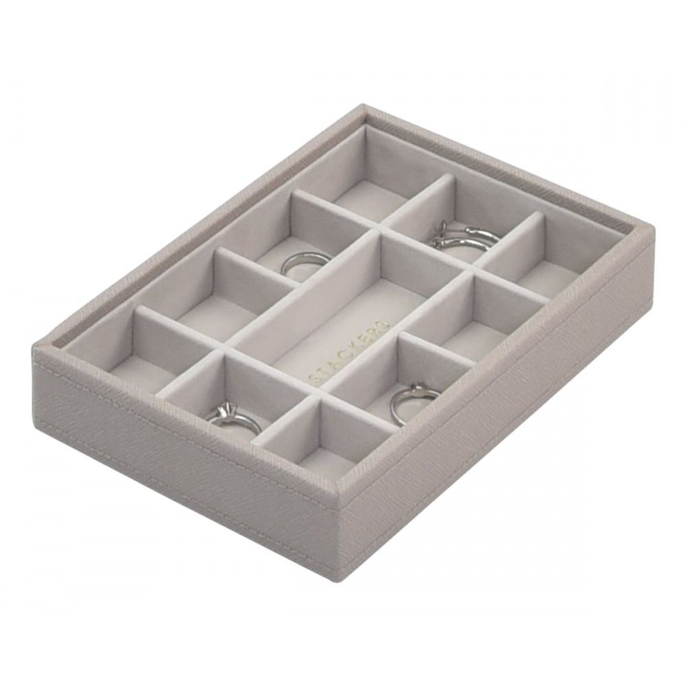 Mini Taupe & Grey 11 Section Stacker