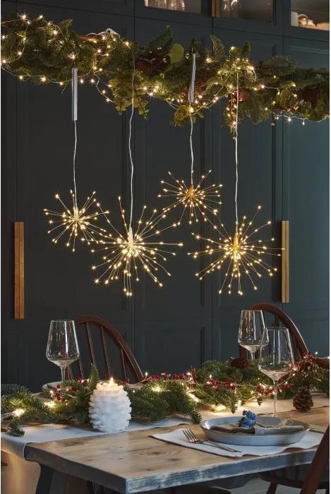 Hanging Starburst 17cm Silver (Single Starburst)