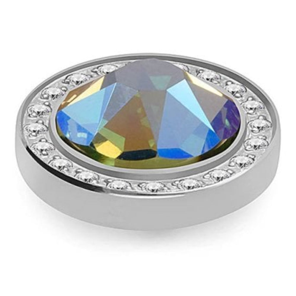 10.5mm Interchangeable Canino Deluxe Peridot Shimmer Crystal Top in S/P