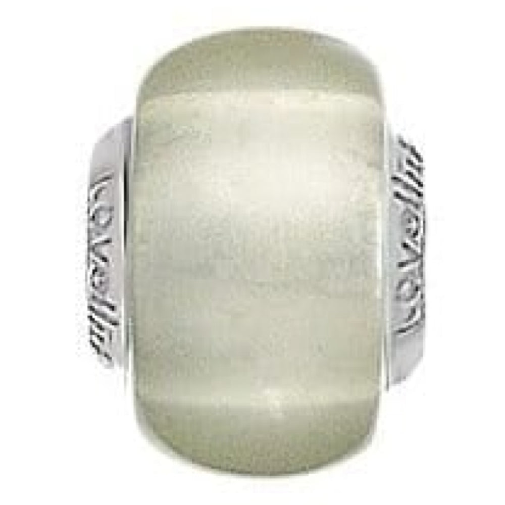 Large Lemon Quartz Genuine Stone And Sterling Silver Link