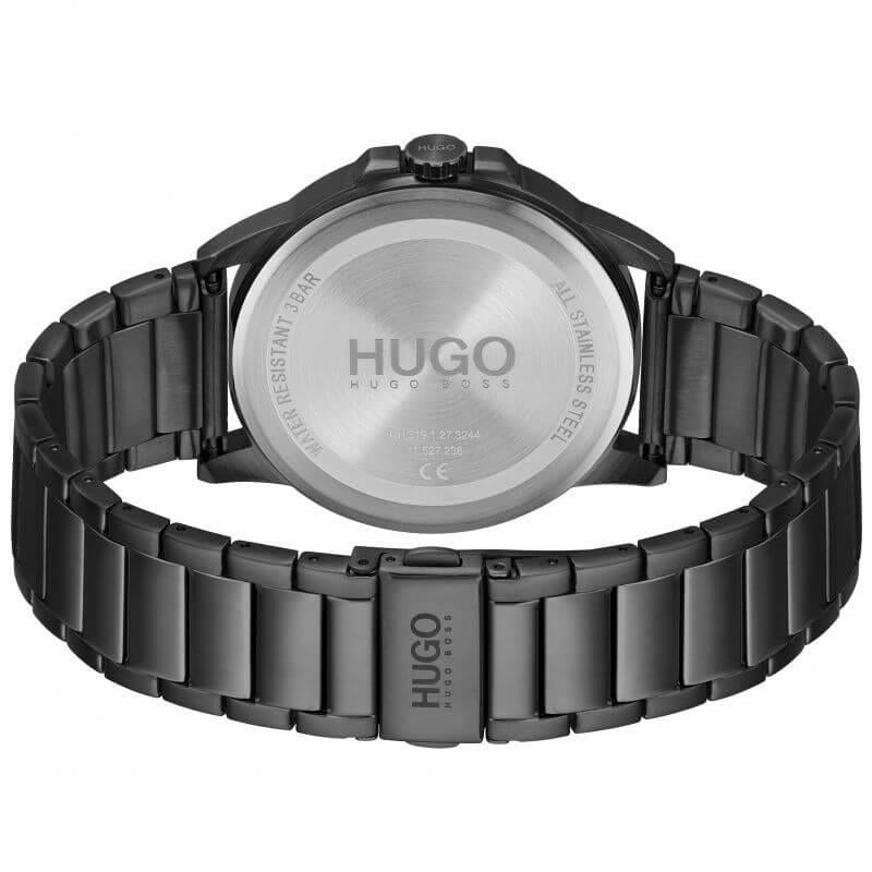 FIRST Black Dial & Black Bracelet Strap Watch
