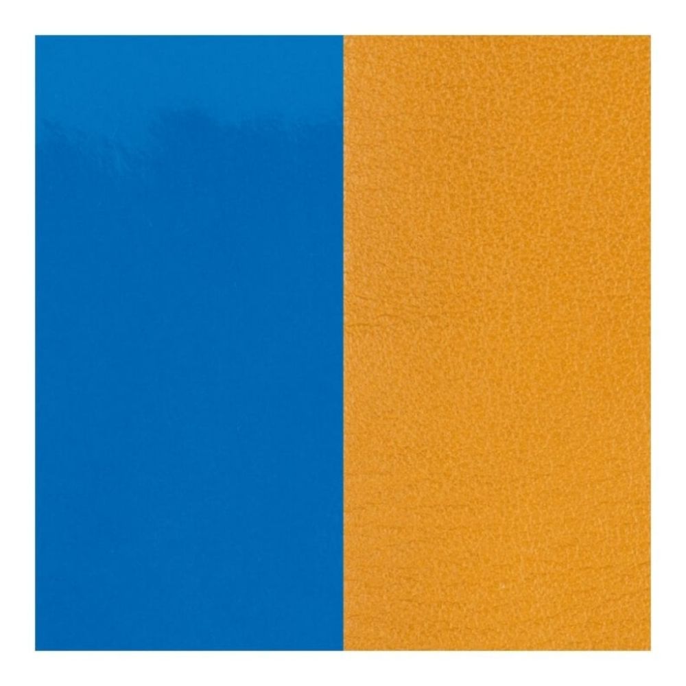 Bright Blue/Mustard Leather