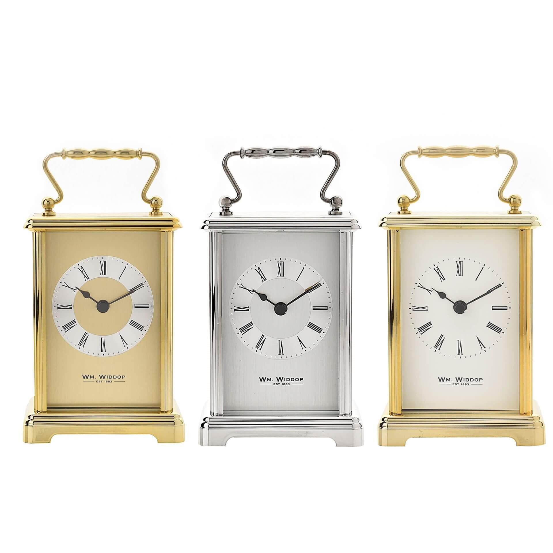 Silver Colour Carriage Clock