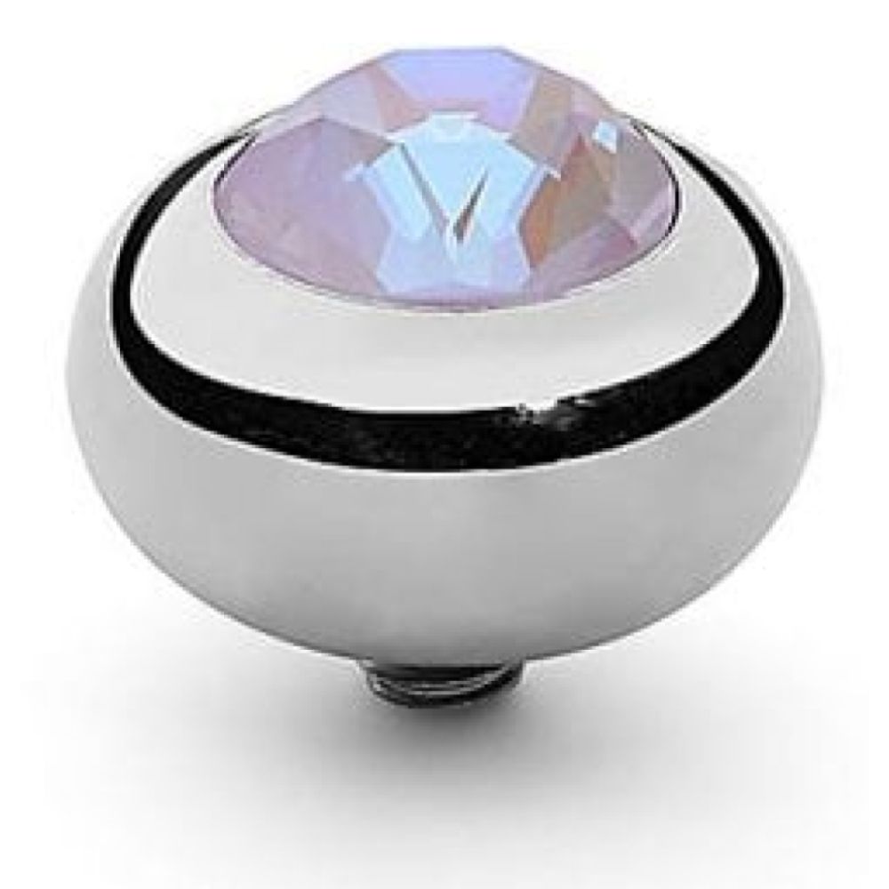 10mm Interchangeable Tondo Lavender Delite Crystal Top in S/P