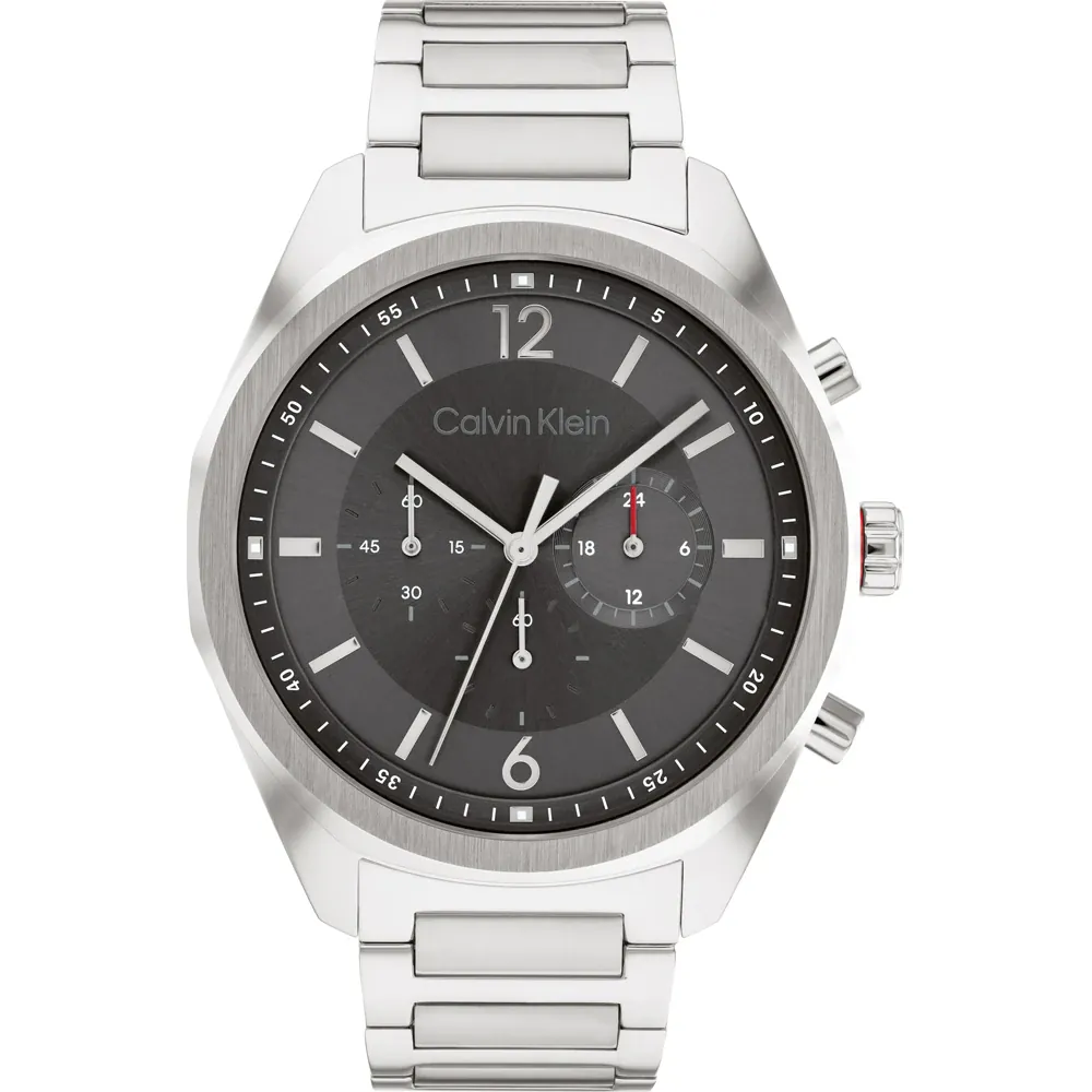 Force Stainless Steel Multifunctional Gents Watch