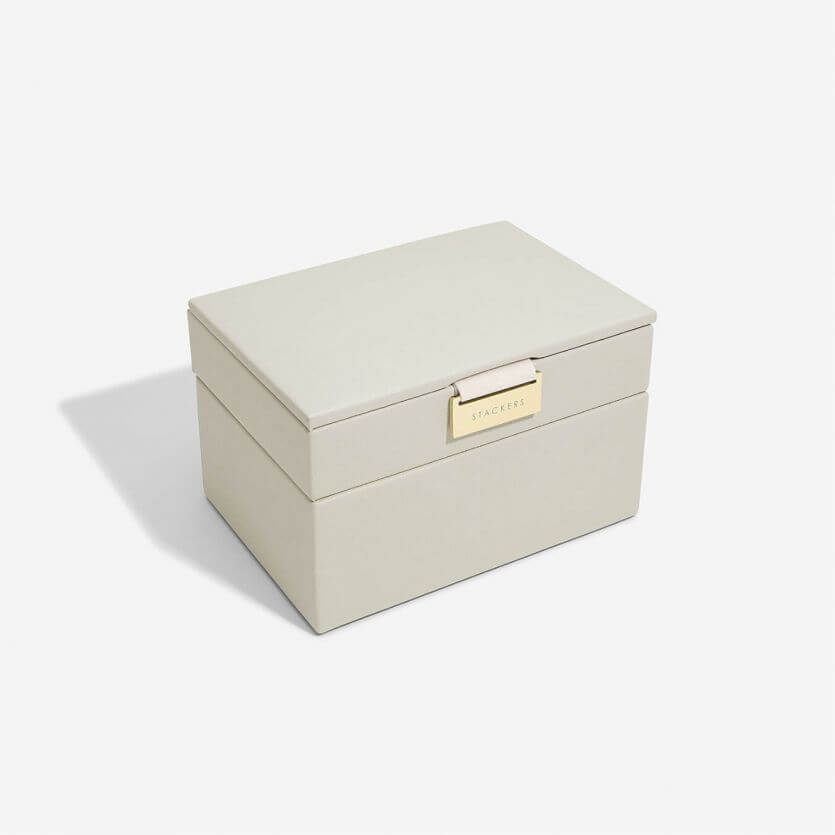Oatmeal Mini Jewellery Box Set of 2