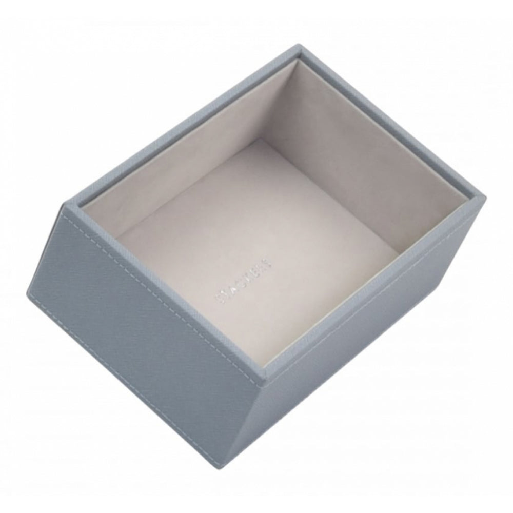 Dusky Blue & Grey Deep Open Mini Stacker