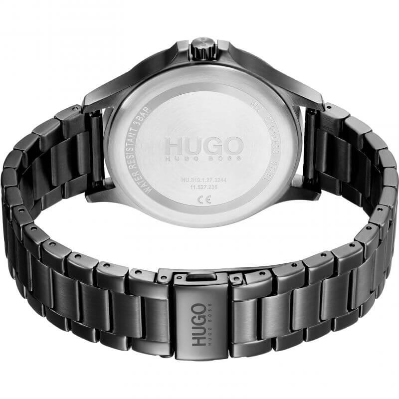 LEAP Black Multifunctional Dial & Black Bracelet Strap Gents Watch