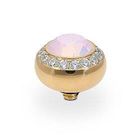 TONDO Deluxe (G/P) 10mm Rose Opal Ring Top
